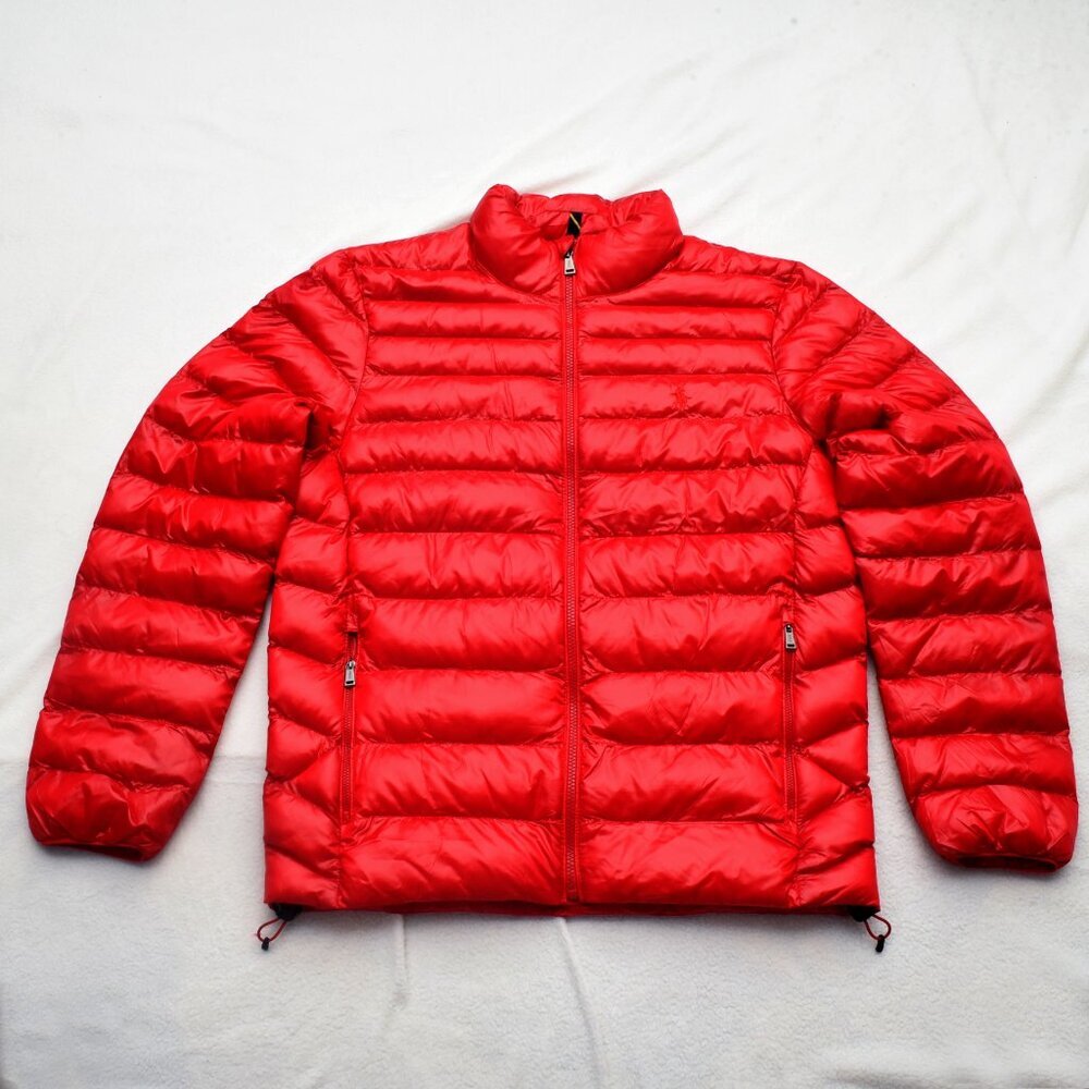 Polo Ralph Lauren Lightweight Packable Terra Down Glossy Puffer Jacket NWT